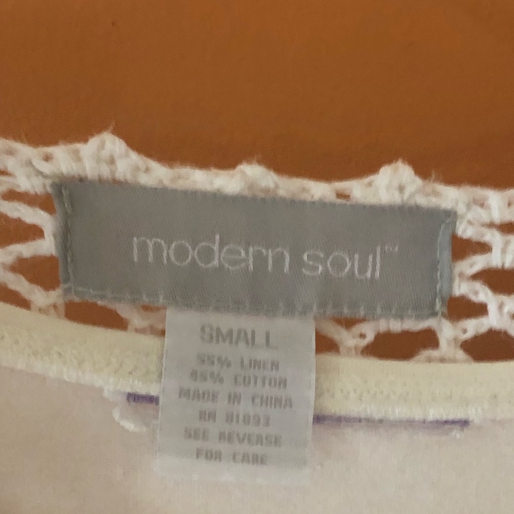 White open weave  crochet set - Picture 2 of 4